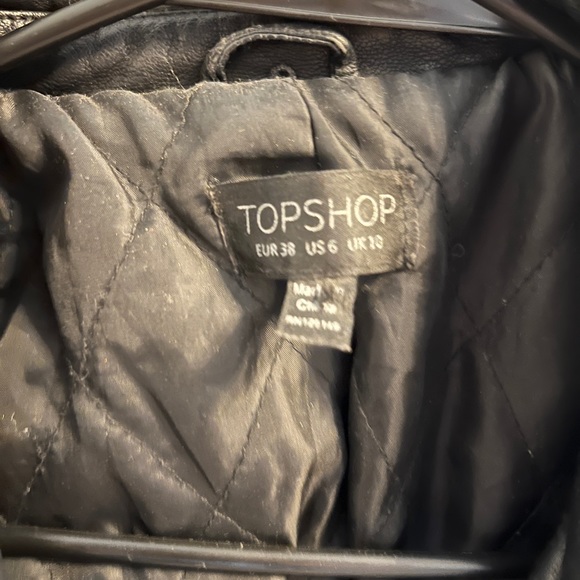 LeatherJacket! TopShop leather jacket. - Picture 4 of 7